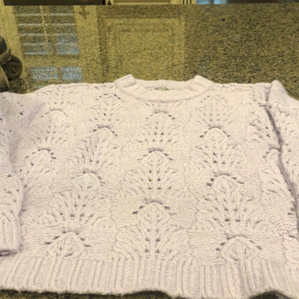 Aerie lavender sweater NWOT